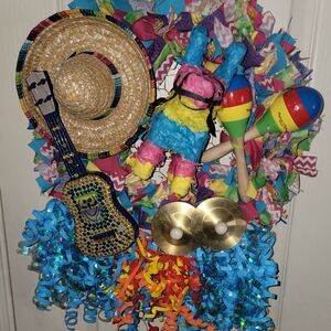 Fiesta Party Supplies Set with Colorful Decorations